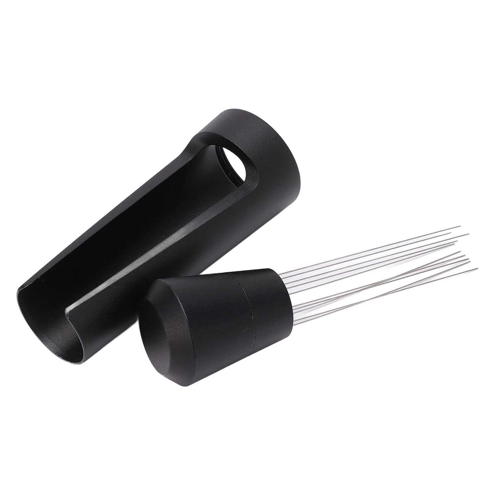 WDT Tool Espresso Coffee Powder Distribution Tool 10 Needles Coffee Distributor Espresso Coffee Stirrer with Self Aligning Stand