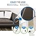 Pelle Patch - Black Leather Patch Car Seat Repair Kit - 25 Colors Available - Original 8x11 - Black