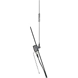 Tram Browning 1192 Dual Band Glass Mount Antenna UHF 450-470 MHz and VHF 150-154 MHz PL-259 for Icom HYT Vertex Mobiles two w