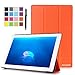 Sony Xperia Z4 Tablet Case, Pasonomi Ultra-Slim and Ultra-light PU Leather Folio Case Stand Cover With Smart Cover Auto Wake / Sleep Feature for Sony Xperia Z4 Tablet-PC 10.1 inch (Slim Series Orange)