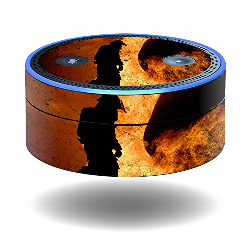 MightySkins-Protective-Vinyl-Skin-Decal-for-Amazon-Echo-Dot-1st-Generation-wrap-cover-sticker-skins-Firefighter