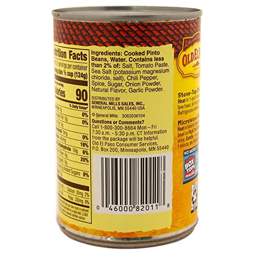 Old El Paso Fat Free Refried Beans, 16 oz. Pricepulse
