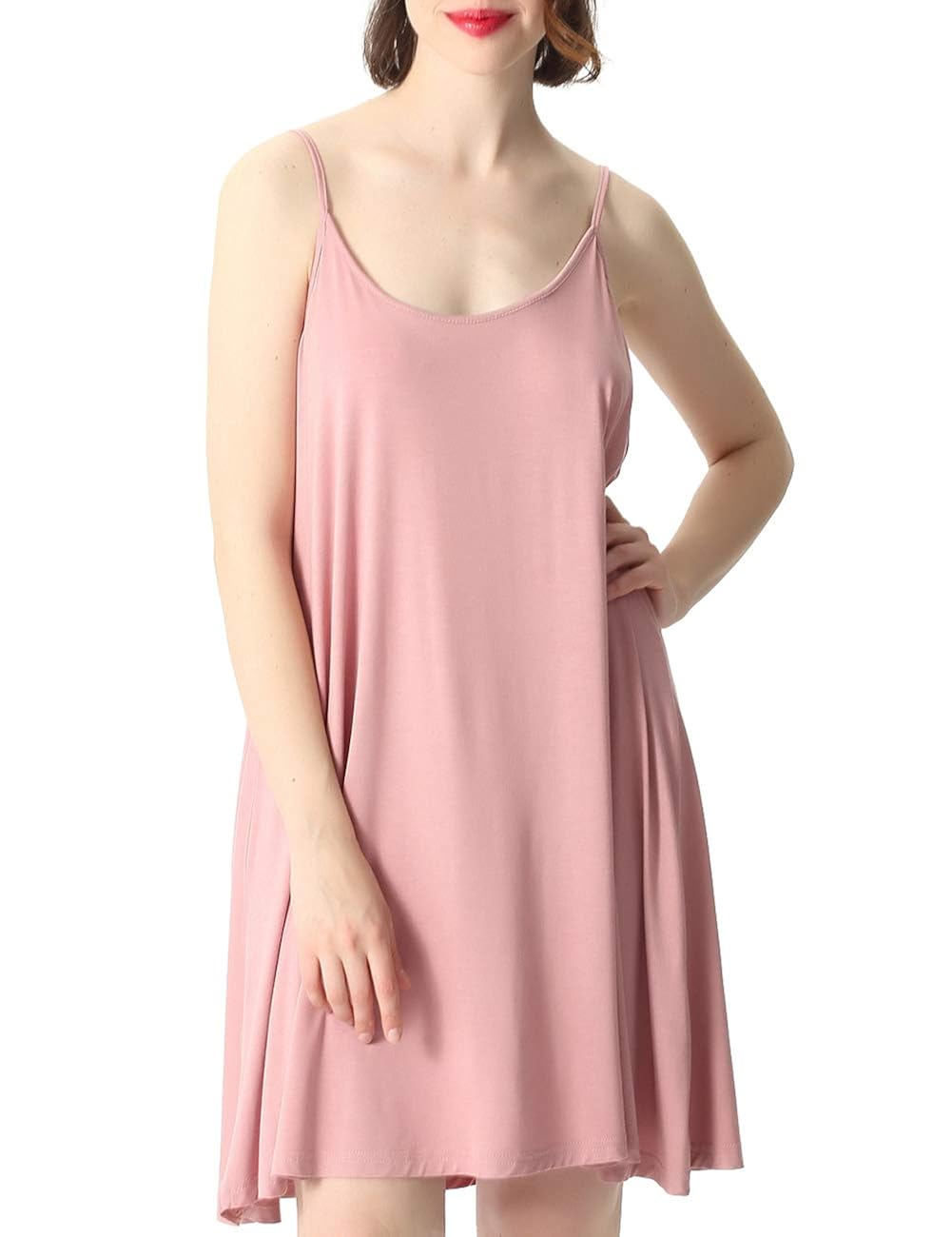 Buy SUNFURA Women's Plus Size Bamboo Fiber Nightgown Soft UNeck