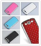 3D Special Luxury Bling Crystal Diamond Star Case Cover For Samsung Galaxy Mobile Smart Phones (Red, Galaxy Mega 5.8 i9150)