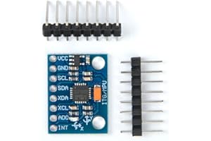 ST SHILLEHTEK SHILLEHTEK MPU 6050 Module GY-521 Module, 6 DOF 6 Axis Accelerometer Sensor, Raspberry Pi Accelerometer (Compatible with Raspberry Pi Pico and Other Models), Arduino Accelerometer (1pc Unsoldered)