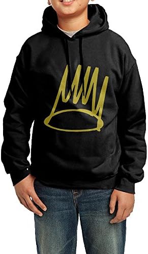 Jhikusdf Youth J.cole Born Sinner Boys Girls Hoodies Sweatshirt Size US Black