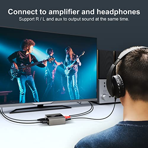 HDMI ARC Adapter Audio 192KHz Converter PCM TV ARC to Headphone Speaker