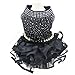 Bling Black Dog Party Dress for Cat Dog Tutu Skirt Dog Wedding Dress Outfits Apparel Summer Dog Shirt Clothes (S(Back 11.0