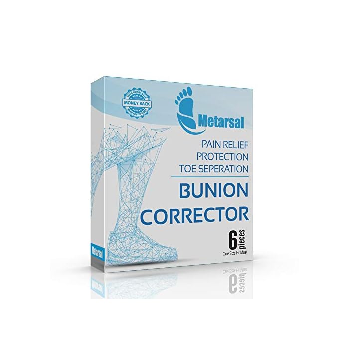 Metarsal Bunion Corrector Support Kit, Soft Gel Toe Separators & Bunion Cushions, Protector Shield & Pads Orthopedic…