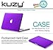Kuzy Compatible with MacBook Pro 13 inch Case 2021 2020 2019 2018 2017 2016 Release A2338 M1 A2289 A2251 A2159 A1989 A1706 A1708 Fully Vented Hardshell Cover for 13 inch MacBook Pro Case, Purple