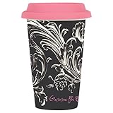 Gamma Phi Beta Ceramic Coffee Cup With Lid