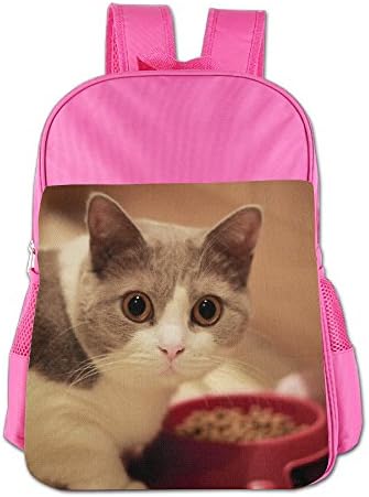 Nishilongteng Unique Cat Muzzle Eyes Bowl Food Girls And Boys Kid's Backpacks