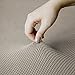 Zenna Home MAYTEX Pixel Ultra Soft Stretch 2 Piece Furniture Cover Loveseat Slipcover, Sand