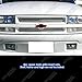 APS Compatible with Chevy Blazer 1998-2005 & 98-04 S-10 Criss Cross Main Upper Stainless Steel SS Chrome Billet Front Grill Grille Insert C65705A