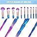 L’aise vie Makeup Brushes Set 10 Pieces Premium Synthetic Kabuki Foundation Face Powder Blush Eyeshadow Lip Brushes Makeup Brush Kit Cruelty-Free Synthetic Fiber Bristles