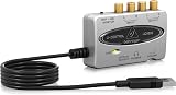 Behringer UCA202 U-Control USB Audio Interface 2 In 2 Out Ultra Low Latency view 2