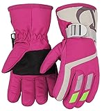 7-Mi Kids Winter Warm Gloves for Skiing/Cycling Children Mittens for 3 to 6 Years Old