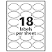 Avery Printable Blank Oval Labels, 1.5