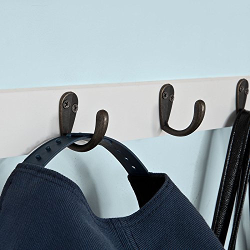 Haotian Wall Shelves,Wall rack,Wall Cabinets ,Wall-Mounted Cabinets ,Storage Racks, Hanging Entryway Shelf,Storage Shelf ,and Coat Rack Wall Shelf with Hooks (FRG178-W) - Thumbnail 6