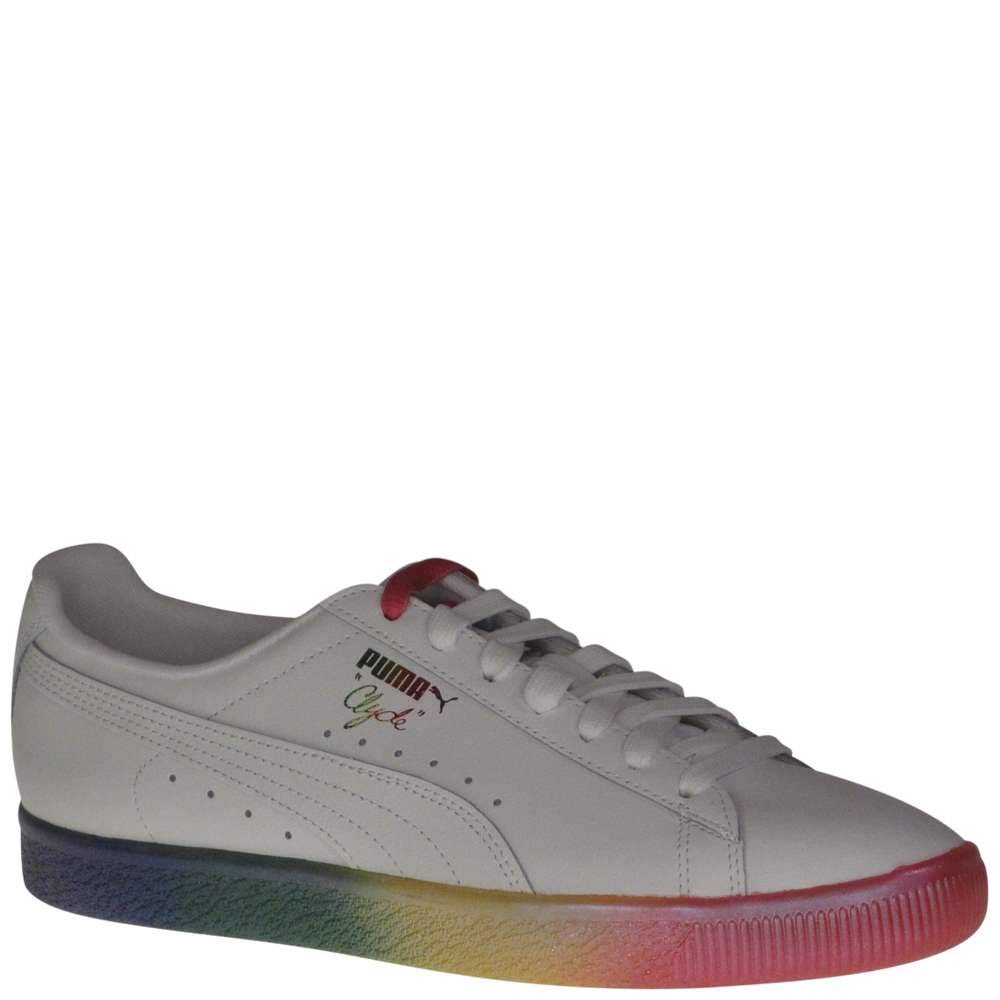 PUMA Men's Clyde PRD Puma White Athletic Shoe
