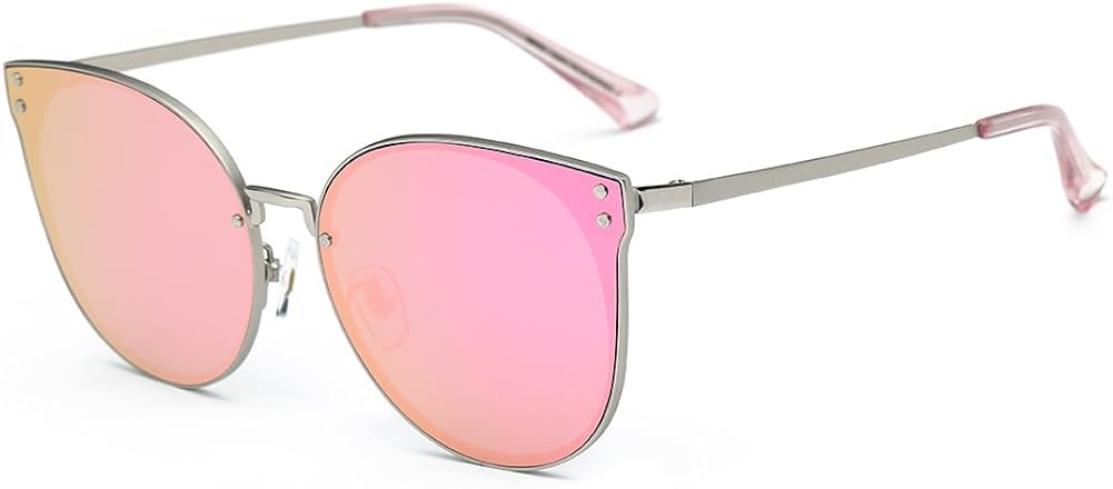 cat eye reflector sunglasses