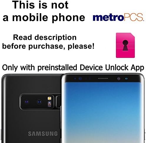 MetroPCS USA Unlocking Service for Samsung Galaxy S8, S8+, S7, S7 Edge, J7, Note 4, 5, 7, 8 and Other Models with Pre-installed Device Unlock App - Make Your Device More Useful Than Before