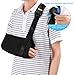 Yosoo Arm Sling - Dislocated Shoulder Sling for Broken Arm Immobilizer Wrist Elbow Support - Ergonomic, Lightweight, Breathable Mesh, Neoprene Padded Strap - Suits Both Men & Women, One Size (Adult)
