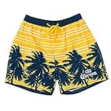 Men's Corona Yellow Palms Board Shorts XL