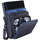 PS4 Bag, Hard case for PS4 and PS4 Slim,Store and Carry Sony Playstation 3&amp;4, Gaming Accessories Handbags/,Laptop Storage Bag Console Carrying Hard Case by win-digital
