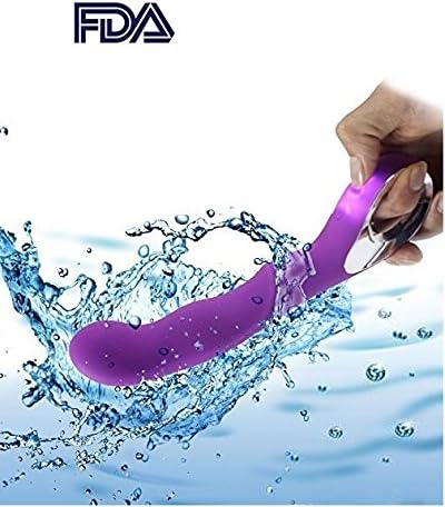 Cordless Wand Massager for Back Neck Shoulder with 8 Powerful Speeds &amp; 20 Vibration Modes ,Rechargeable Handheld Personal Wand Massager by Whisper Quiet&amp; Waterproof (purple)