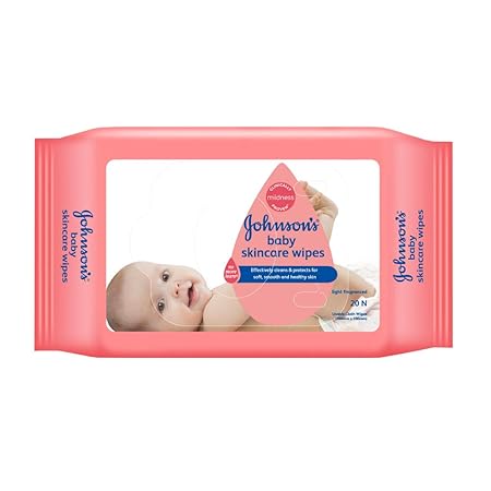 Johnsons Baby Skincare Wipes (20 cloth wipes)