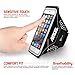 ANCEL SA-12 Sports Armband with Earphone Slots Key Holder for iPhone 6/6S