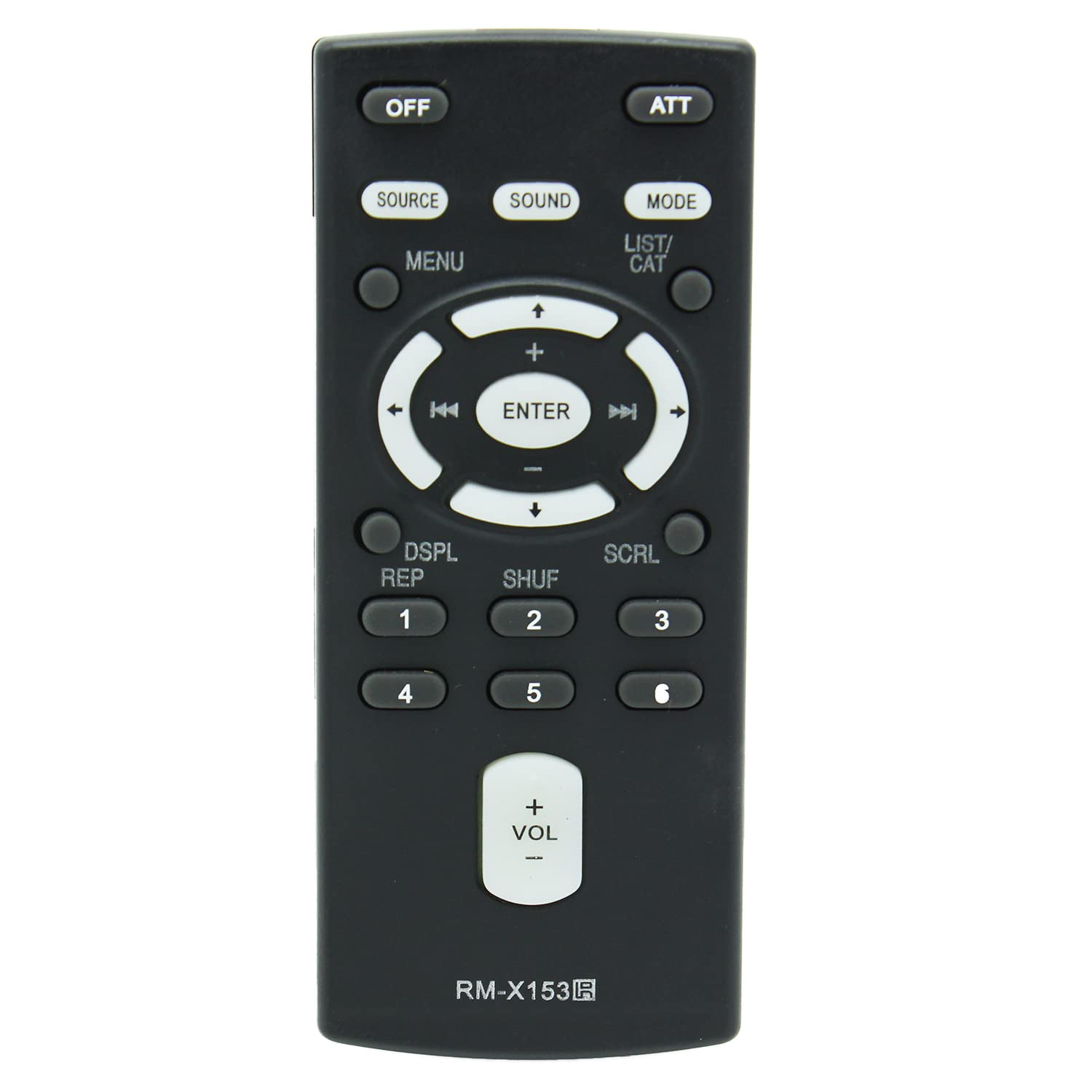 Replacement RM-X153 Remote Control for Sony CD MP3 DVD also Compatible with RM-X154 RM-X155 RM-X121 RM-X123 RM-X211 RM-X151