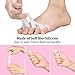 Toe Separators,Gel Toe Separator Toe Straightener Toe Stretchers Used for Relaxing Toes Bunion Relief Hammer Toe Overlapping Toes for Women and Men Hallux Valgus Corrector (white)