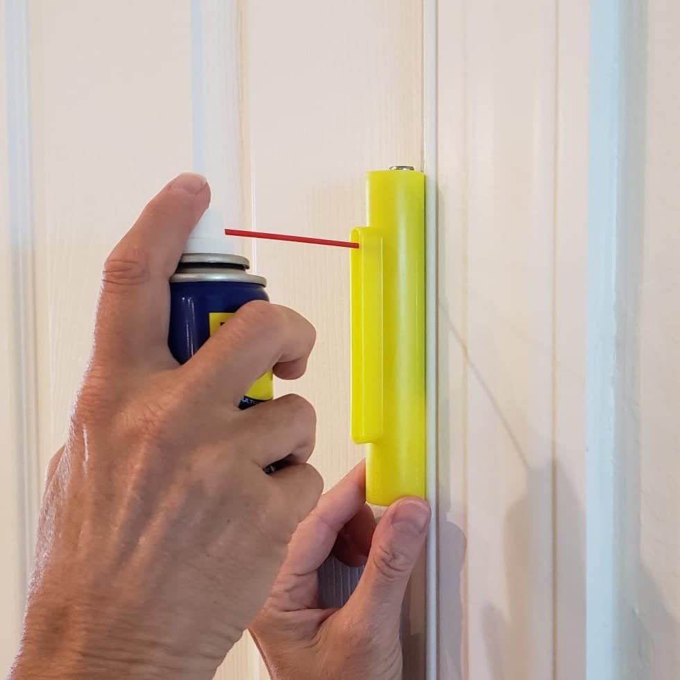 Hinge Hero® Door Hinge Lubrication Tool. Stop Squeaky Door Hinges. No