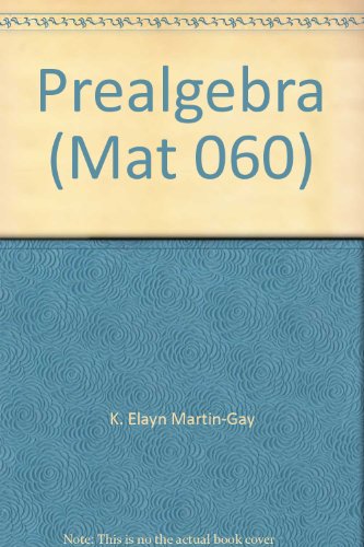 Prealgebra (Mat 060) 053617749X Book Cover