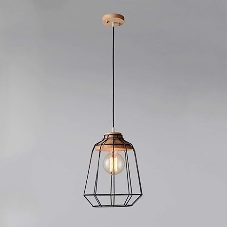 Home Decoration Industrial Steampunk Pendelleuchte Schwarz Finish Eisen