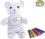 Coloring Paint Animal Doll Kit for Kids Washable Paint Bear