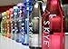 SKYE Bottle - THE COOLEST WATER BOTTLE IN THE WORLD! Frosted & Transparent Soda Bottle Leak Proof BPA Free Sport Wide Mouth Blue Pink Green Black Purple Orange Yellow Red- For Kids Boys Girls Men Women - Infuse with Fruits or Ice for Office Gym Beach Summer Birthday