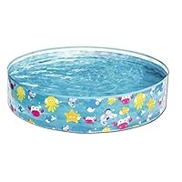 Taylor Toy Snapset Swimming Pool for Kids | Toddler and Baby Pool | 47" Diameter x 10" Depth, 59 Gallon Kiddie Pool (Rigid)