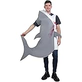 DSplay Adult Shark Costume Cosplay Shark Tunic