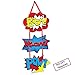 Superhero Birthday Party Supplies Door Sign Welcome Hanger For Kid Superhero Themed Party Decorations Favor