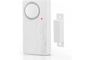 WSDCAM Freezer Door Alarm with Delay When Left Open, 3/15/30/60 Seconds Adjustable Delay Refrigerator Wireless Fridge Alarm Door Open Loud 108 dB