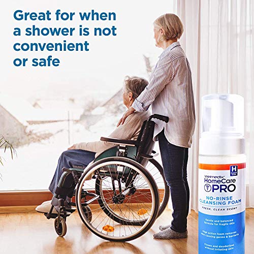 Welmedix No-Rinse Adult Gentle Cleansing Foam - No-Rinse Full Body Personal Cleanser or Incontinence Care/Foam Formula Better for Washing Than Just Wipes/Great for Caregivers and Loved Ones (Single) - Thumbnail 4