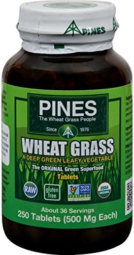 2Pack! Pines International Wheat Grass - 500 mg - 250 Tablets