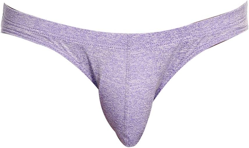 FEDULK Mens Low Waist Bikini Solid Color Underwear Bottom Shorts Underpants Comfortable Soft Briefs Panties