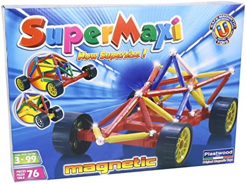 Plastwood SuperMaxi Race Car, 76-Piece