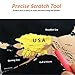 Scratch Off World Map - Colorful and Detailed Scratchable Map With US States and Country Flags. Big Size with Black Background - Includes Unique Accessories. Memorable Travelers Gift By Go Explorers