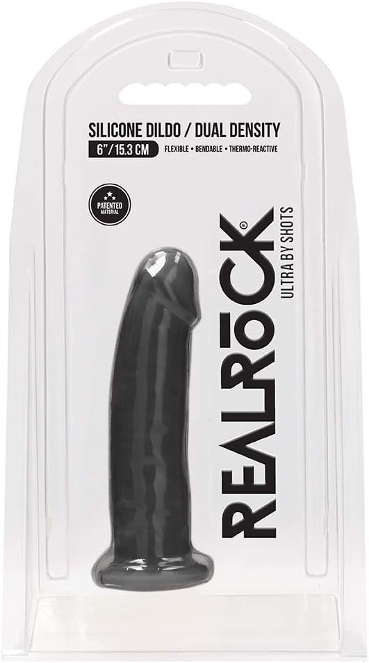 Shots Silicone Dildo Without Balls 15.3 cm, Black - Image 3