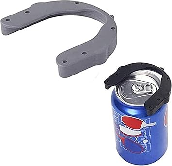 Amazon ニバーサルハンドヘルドビール缶切り ドリンク缶切り 安全で使いやすいビール缶オープナー滑らかなエッジ キッチン バー パーティーのピクニックで使用 グレー Rtnn 缶切り